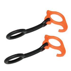 RUBBER BRAKE RETAINER W/HOOK PAIR - 3332